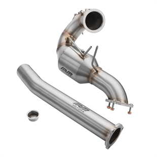 RM Motors Downpipe Set Audi Q5 3.0 TDI EURO 6 without (Silencer & Heat Shield)